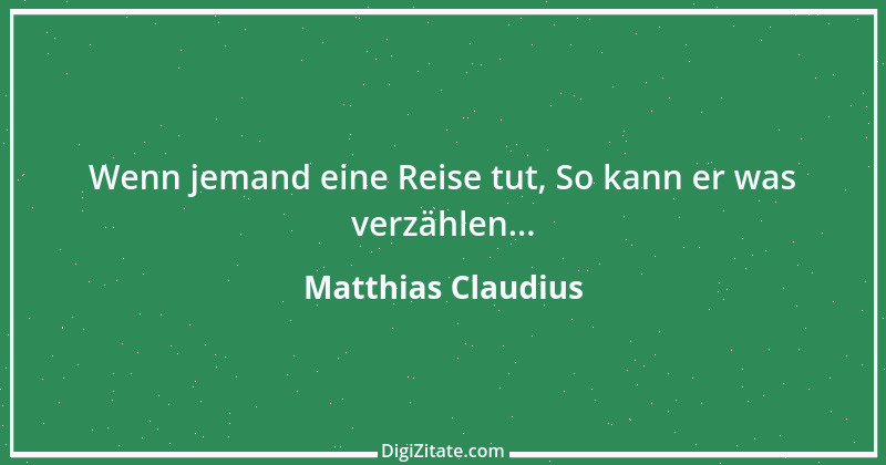 Zitat von Matthias Claudius 57