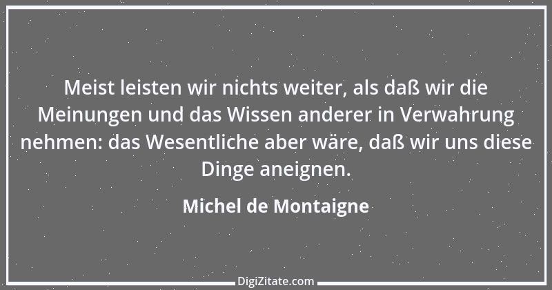 Zitat von Michel de Montaigne 47