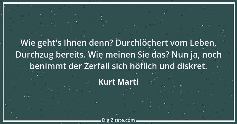 Zitat von Kurt Marti 153