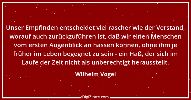 Zitat von Wilhelm Vogel 190