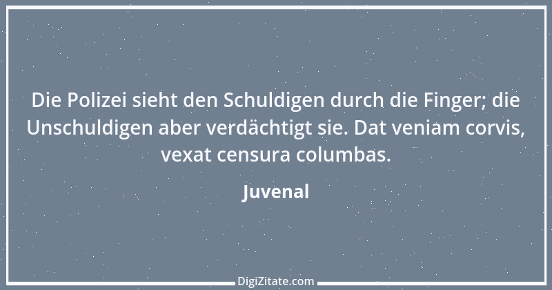 Zitat von Juvenal 34