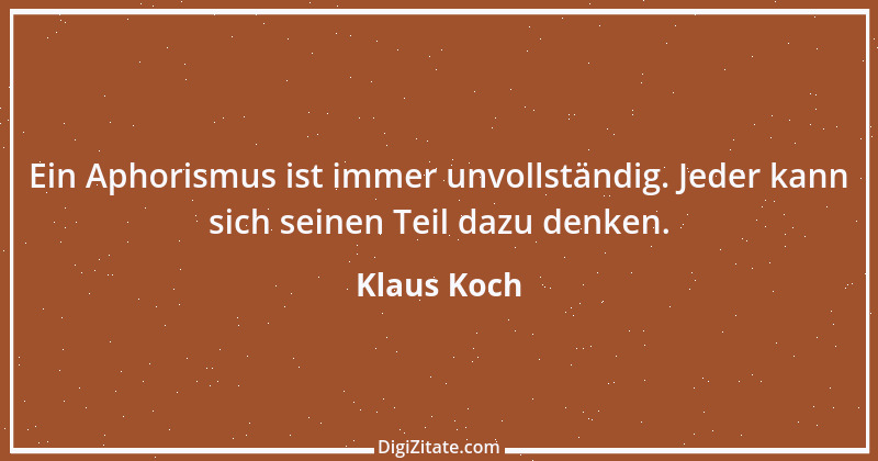 Zitat von Klaus Koch 19