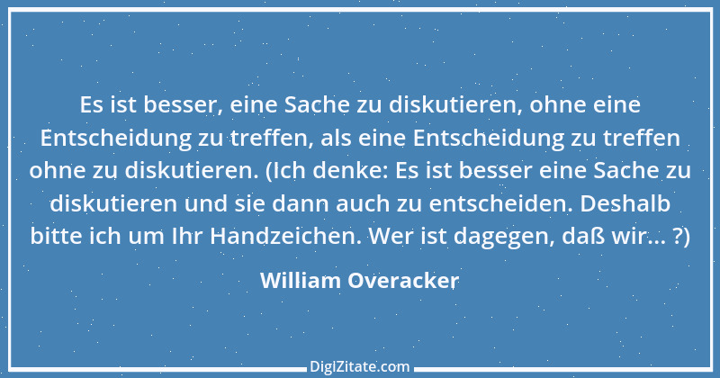 Zitat von William Overacker 1