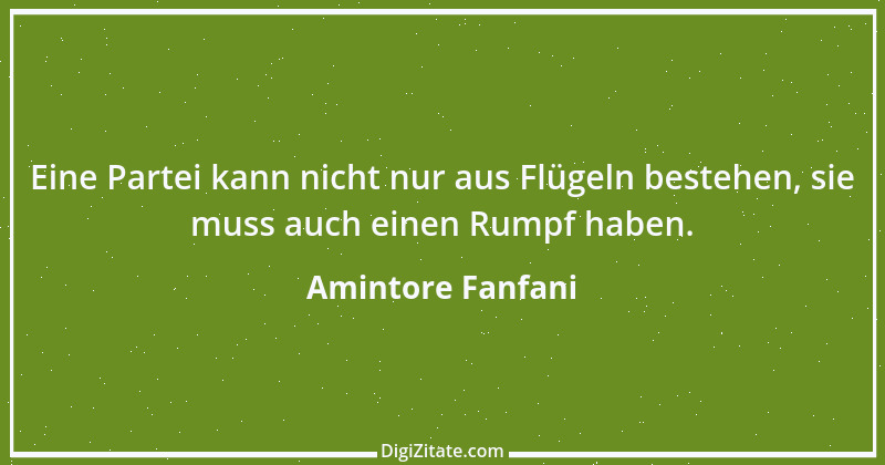 Zitat von Amintore Fanfani 5