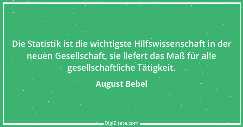 Zitat von August Bebel 4