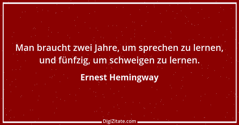 Zitat von Ernest Hemingway 27