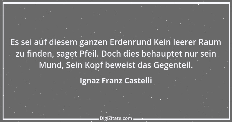 Zitat von Ignaz Franz Castelli 9