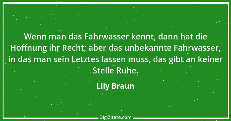 Zitat von Lily Braun 7