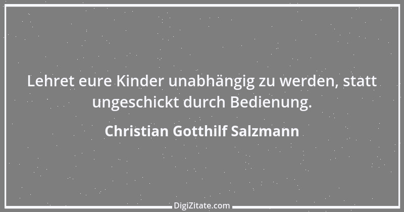 Zitat von Christian Gotthilf Salzmann 2