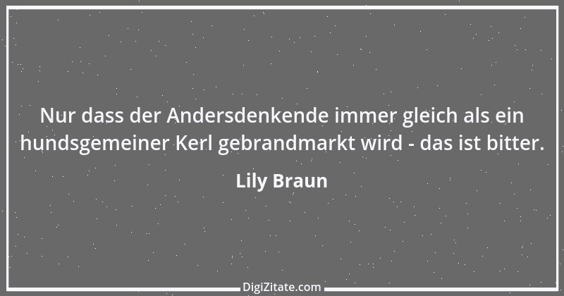 Zitat von Lily Braun 8