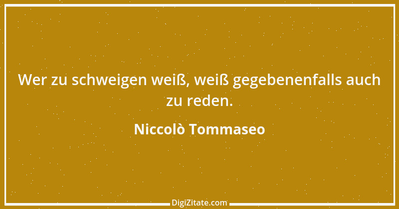 Zitat von Niccolò Tommaseo 12