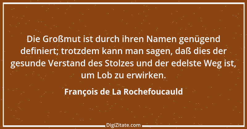 Zitat von François de La Rochefoucauld 277