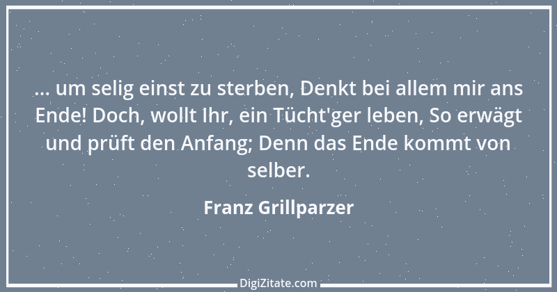 Zitat von Franz Grillparzer 210