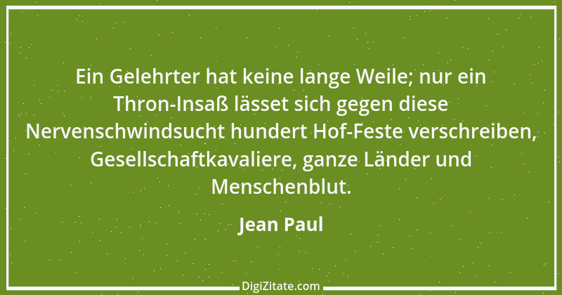 Zitat von Jean Paul 509