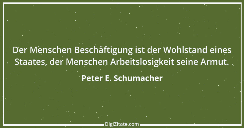 Zitat von Peter E. Schumacher 169