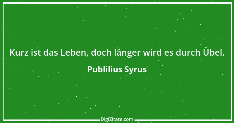 Zitat von Publilius Syrus 29