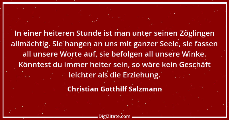 Zitat von Christian Gotthilf Salzmann 4