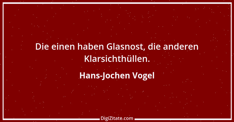 Zitat von Hans-Jochen Vogel 21