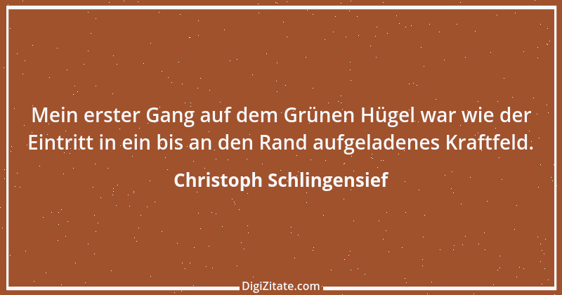 Zitat von Christoph Schlingensief 12