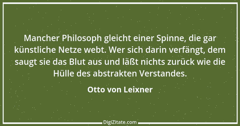 Zitat von Otto von Leixner 89