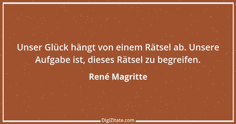 Zitat von René Magritte 1