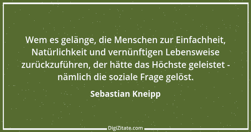 Zitat von Sebastian Kneipp 18