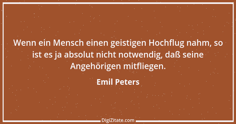 Zitat von Emil Peters 1