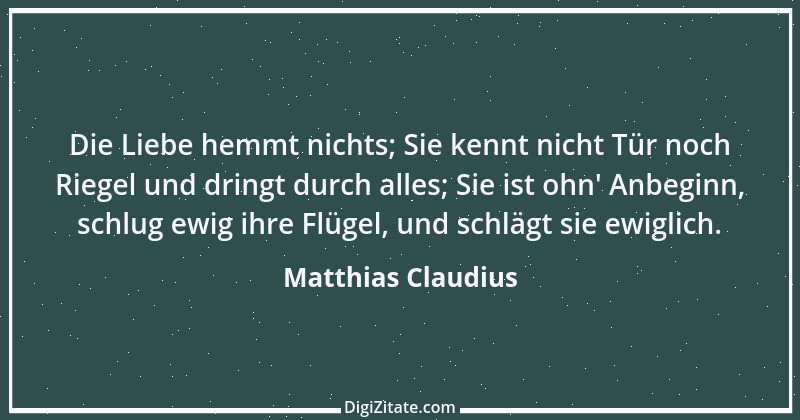 Zitat von Matthias Claudius 64