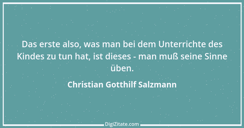 Zitat von Christian Gotthilf Salzmann 6