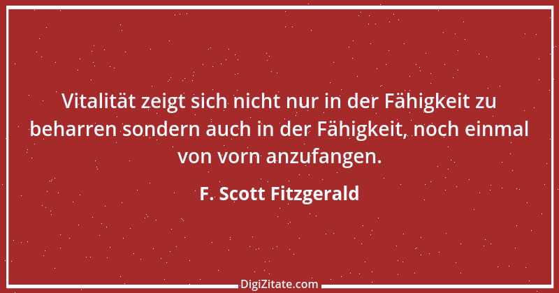 Zitat von F. Scott Fitzgerald 5