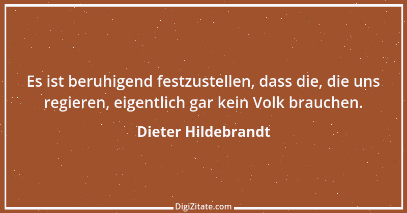 Zitat von Dieter Hildebrandt 45