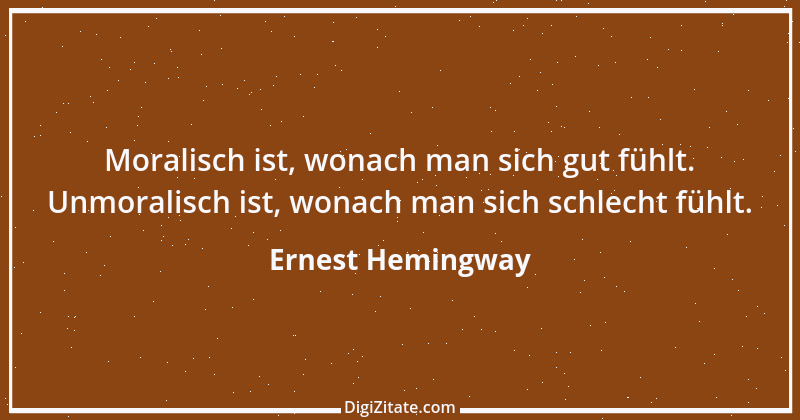 Zitat von Ernest Hemingway 33