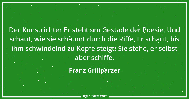 Zitat von Franz Grillparzer 214