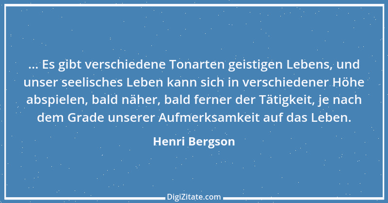 Zitat von Henri Bergson 9