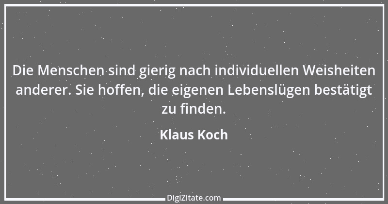 Zitat von Klaus Koch 26