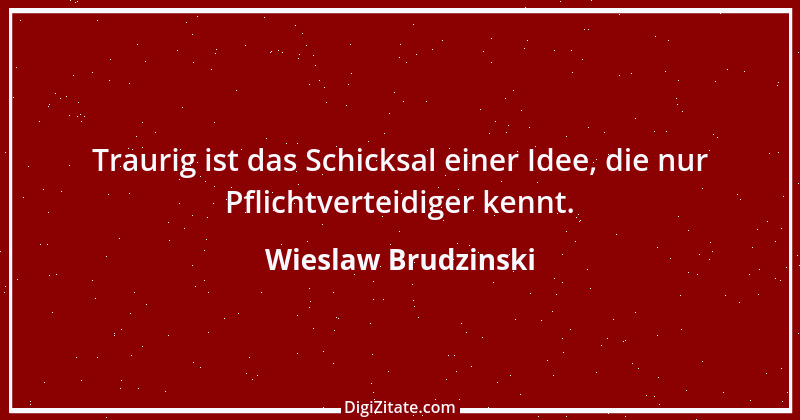 Zitat von Wieslaw Brudzinski 161