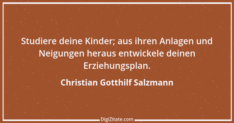 Zitat von Christian Gotthilf Salzmann 8