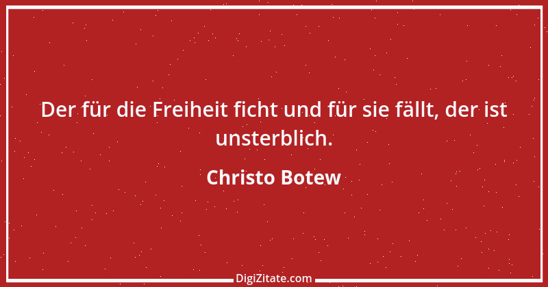 Zitat von Christo Botew 1