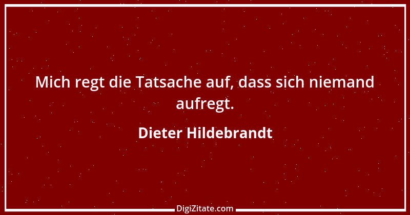 Zitat von Dieter Hildebrandt 46