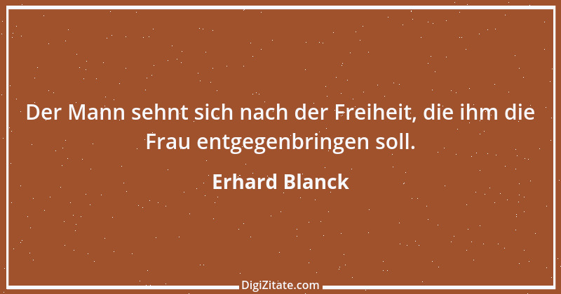 Zitat von Erhard Blanck 1924