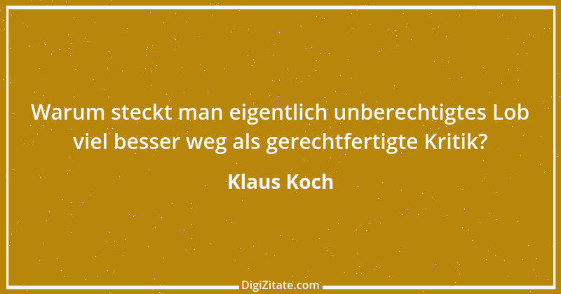 Zitat von Klaus Koch 27