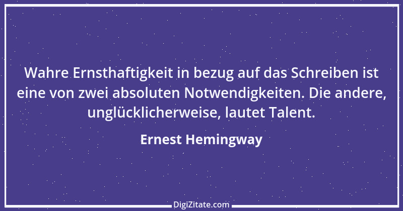 Zitat von Ernest Hemingway 35