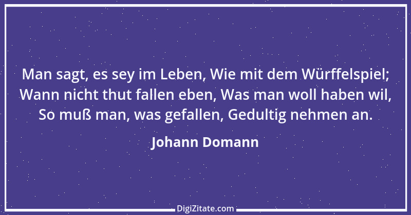 Zitat von Johann Domann 3