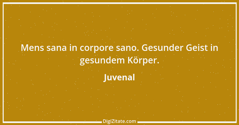 Zitat von Juvenal 43