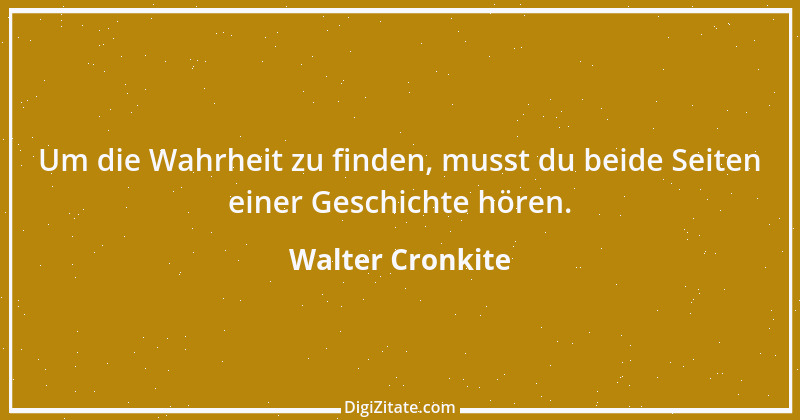 Zitat von Walter Cronkite 2