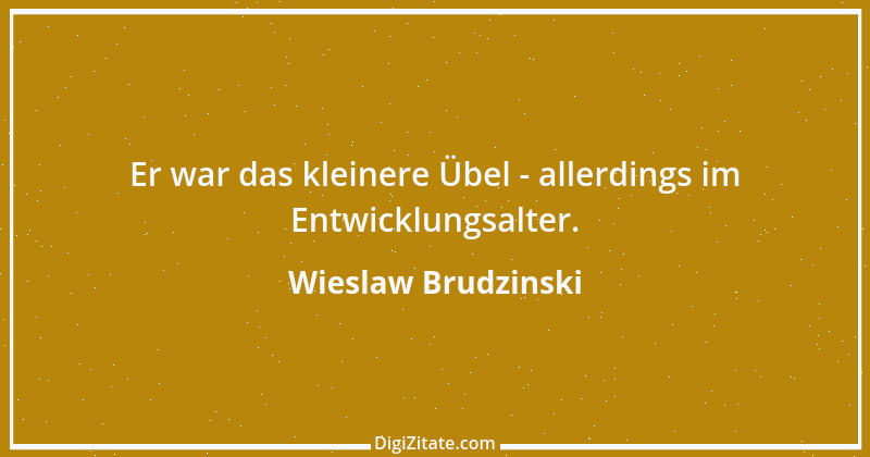 Zitat von Wieslaw Brudzinski 163