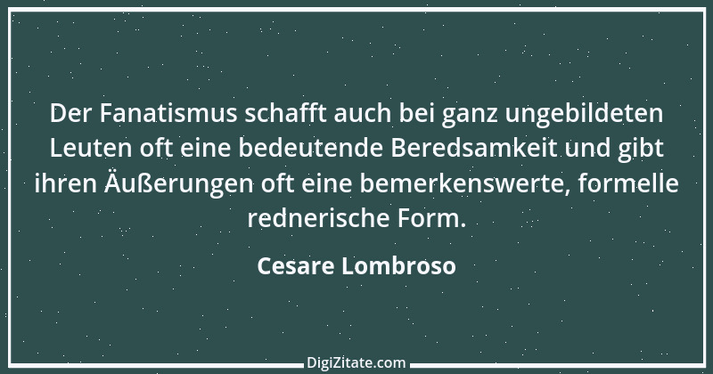 Zitat von Cesare Lombroso 15