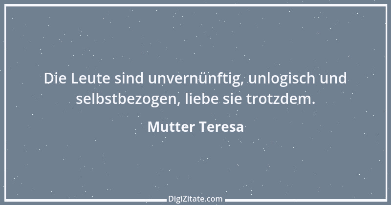 Zitat von Mutter Teresa 32