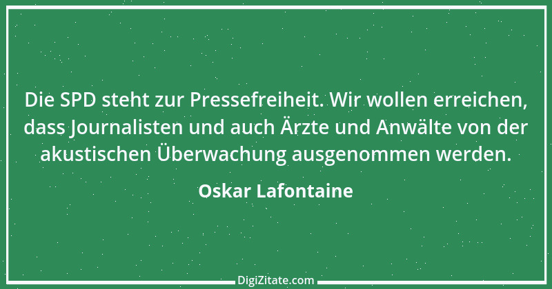 Zitat von Oskar Lafontaine 100