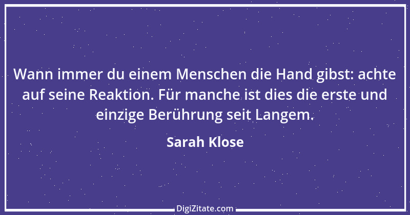 Zitat von Sarah Klose 7